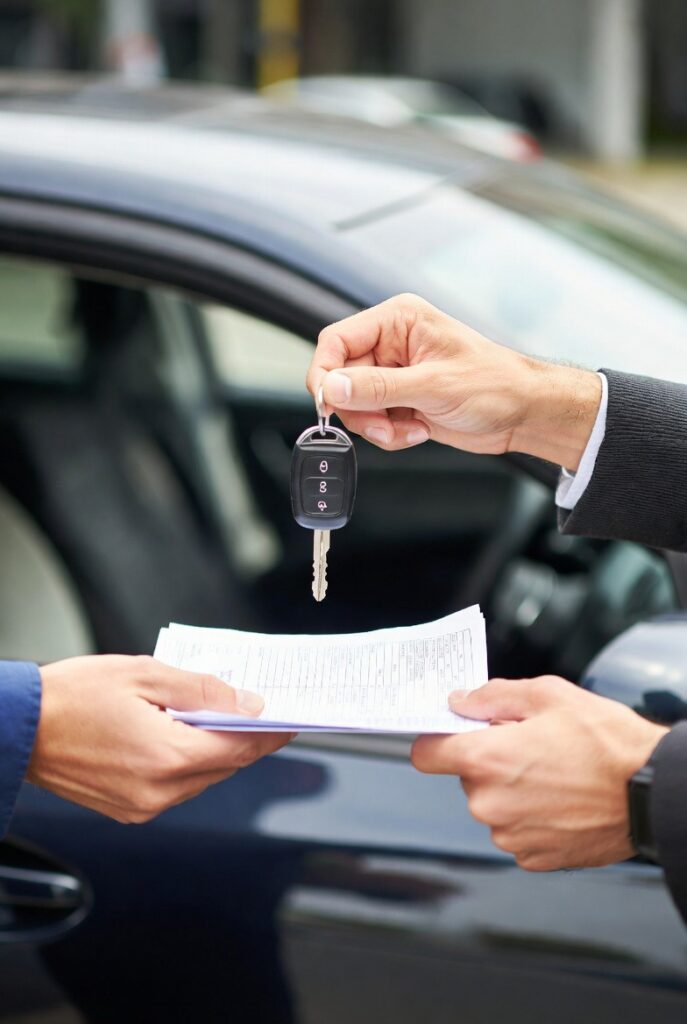Auto võtmete ja dokumentide üleandmine sõiduki müümisel, kiire auto kokkuost Eestis